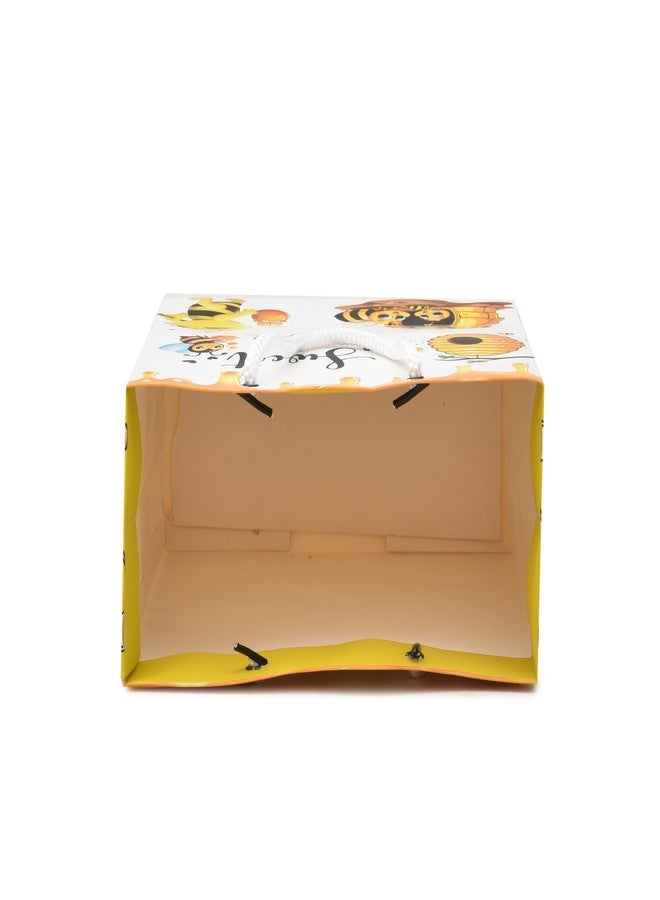 PPJ ® -HAPPY BIRTHDAY (HONEY BEE THEME) PARTY (30 Pcs.) PAPER CARRY BAG, 10 Inch X 8 Inch X 4 Inch RETURN GIFT/HAPPY BIRTHDAY/RETURN GIFTS/GIFTS/GIFT BAGS/GIFT COVERS (Pack of 30) - Image 5